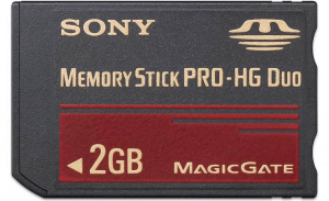 f)Memory Stick Duo / PRO Duo / PRO-HG Duo