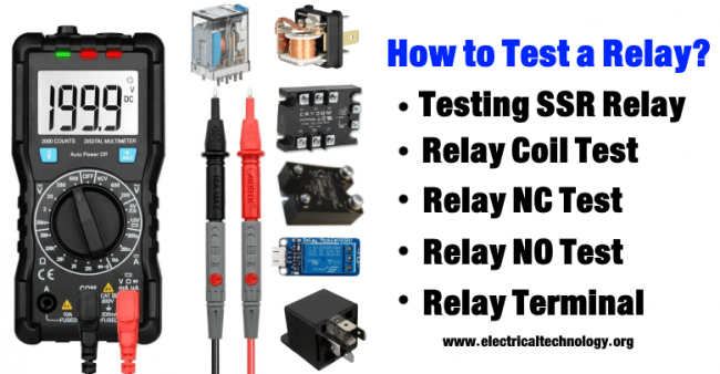How to test relay with multimeter