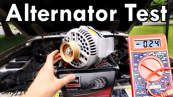 How to test an alternator off the car