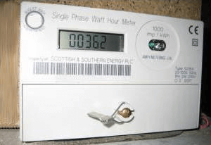 How does electric meter counter work?
