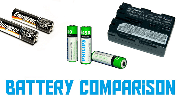 What are the differences between alkaline batteries and lithium batteries?