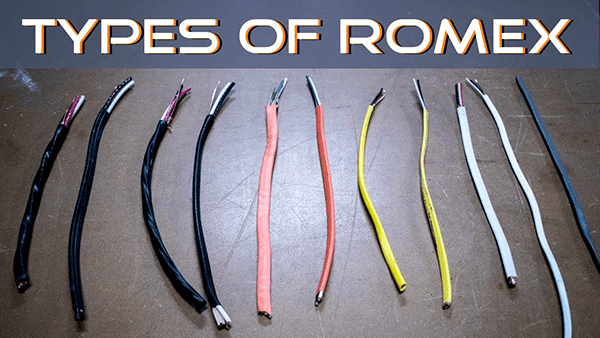 Types of NM cables