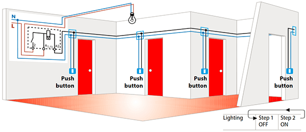 How does a latching relay work?