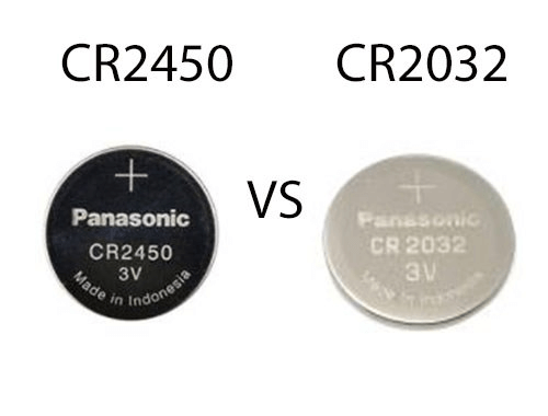 CR2450 vs CR2032: What's the difference