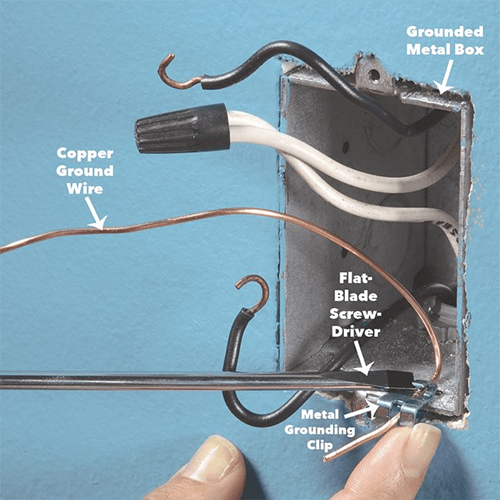 Connect the Ground Wire to the Dimmer