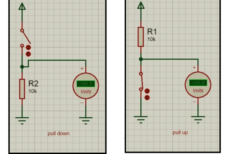 Pull-up vs. Pull-down Resistor: What are the different