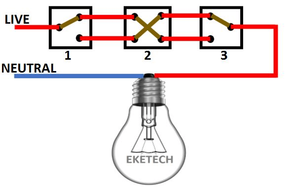 Intermediate switch wiring diagram