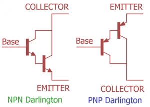 PNP and NPN Darlington Transistor