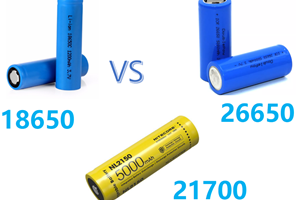 18650 VS 26650 VS 21700 Battery: What's the difference?