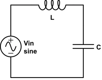 Series LC Circuit Resonance arrangement