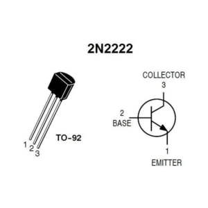 Components of 2N2222 transistor