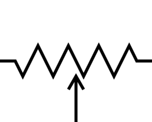 Symbol of a potentiometer