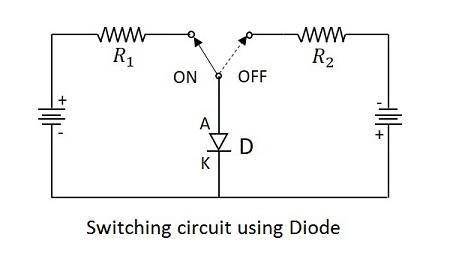 Working principle of diodes in switching circuits?